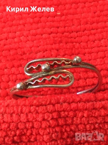 СРЕБЪРЕН МНОГО ВИСОКА ПРОБА ПРЪСТЕН РЪЧНА МАЙСТОРСКА РАБОТА ФИЛИГРАН 74061, снимка 2 - Антикварни и старинни предмети - 30395615