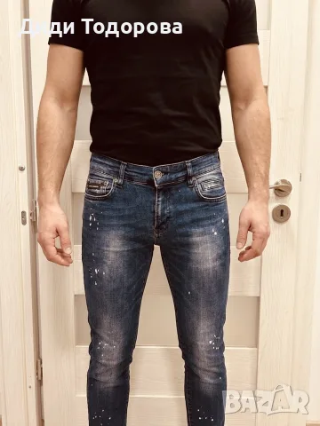 Мъжки стилни маркови дънки Dolce & Gabbana (линия 14 GOLD)