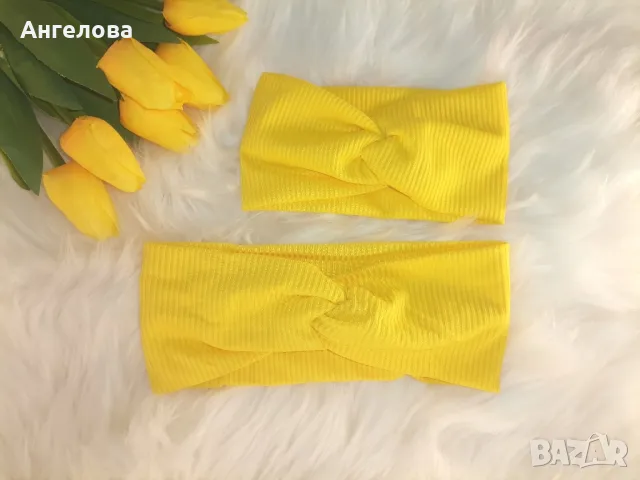 Ленти за глава за мама и бебе , снимка 12 - Шноли, диадеми, ленти - 28696052