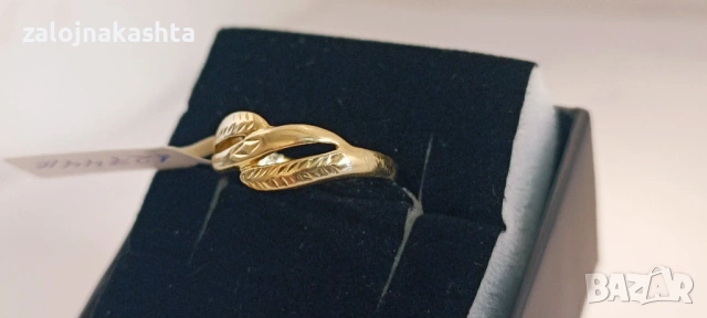 Нов-Златен пръстен -1,62гр/14кр, снимка 2 - Пръстени - 53255500