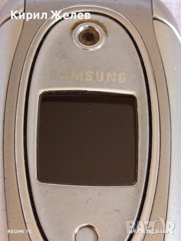 Ретро телефон GSM SAMSUNG E330 рядък за КОЛЕКЦИЯ ДЕКОРАЦИЯ 51343, снимка 2 - Samsung - 51767839