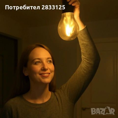 Комплект 2 броя преносими LED лампи с USB-C зареждане, 2700K топла светлина, 3 режима, водоустойчиви, снимка 7 - Лед осветление - 53659132