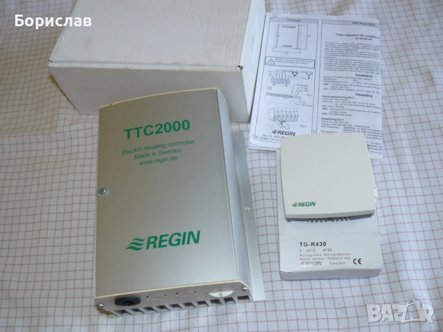 REGIN TTC 2000 Sweden- терморегулатор за ел. нагревател