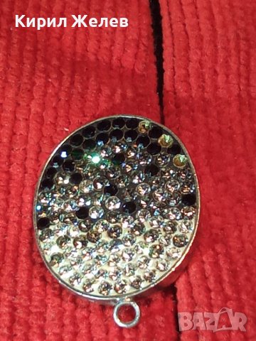 СРЕБЪРНО или ПОСРЕБРЕНО КРИСТАЛНО АРТ УКРАШЕНИЕ МЕДАЛЬОН 25861, снимка 3 - Колиета, медальони, синджири - 35897731
