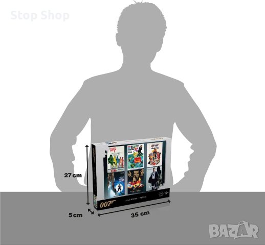 007 James Bond All 6 Bonds 1 puzzle 1000 665x500 mm джеймс бонд 007 пъзел , снимка 3 - Пъзели - 41288299