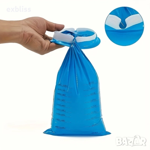 Еднократни торбички за повръщане 5бр., снимка 4 - Други стоки за дома - 51694093