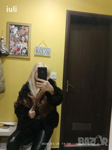 палто от естествен косъм , снимка 5 - Палта, манта - 53664643