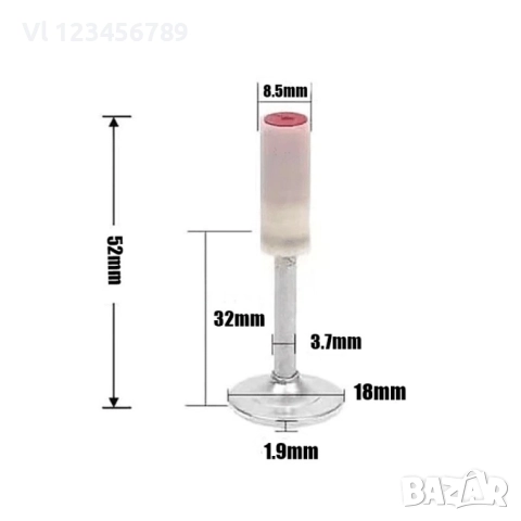 пистолет за пирони KRAFT ROYAL с очила, ръкавици и 100 бр. пирони, снимка 2 - Други инструменти - 52206856