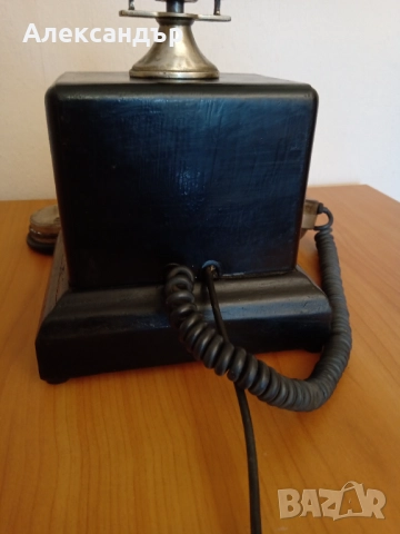 Български ретро телефон, снимка 4 - Антикварни и старинни предмети - 52412498