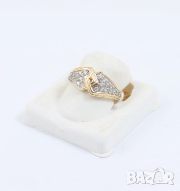 златен пръстен  С 44174, снимка 2 - Пръстени - 39661927