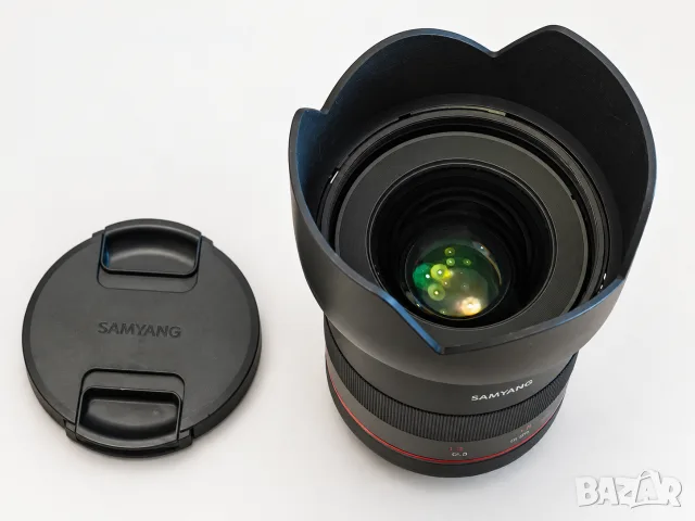 Samyang XP 35mm f/1.2 за Canon EF, пълен комплект