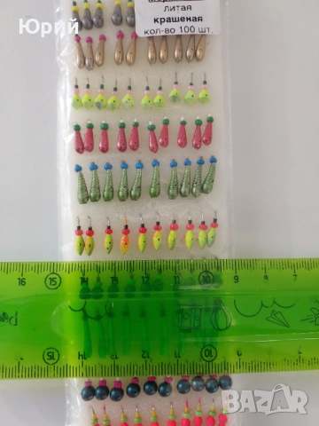  Комплект зимни примамки джигове 100 бр., снимка 6 - Такъми - 52912111