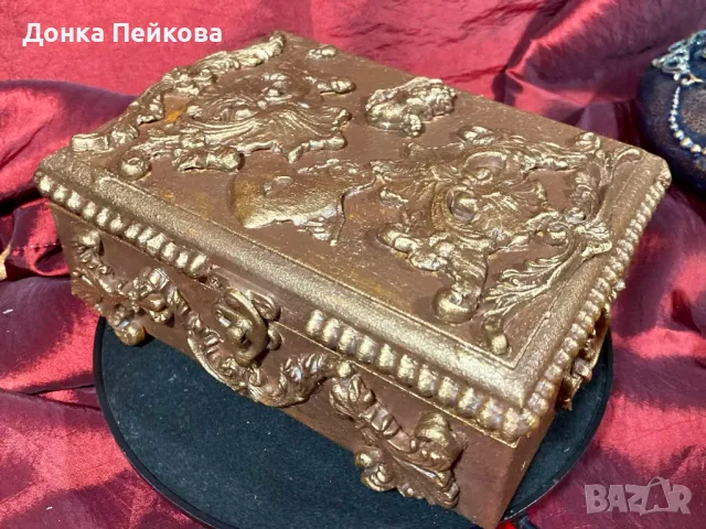 Ръчно изработена кутия за бижута, снимка 1