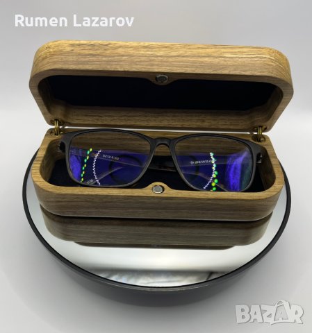 Ръчно изработена кутия (калъф) за очила от орехово дърво.   https://www.etsy.com/shop/RimexWoodArt, снимка 4 - Слънчеви и диоптрични очила - 41708835