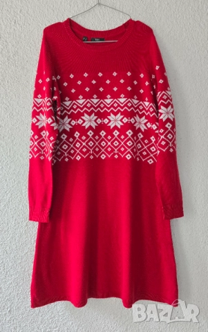 Дамска Коледна рокля размер Л-ХЛ, снимка 6 - Рокли - 52092812