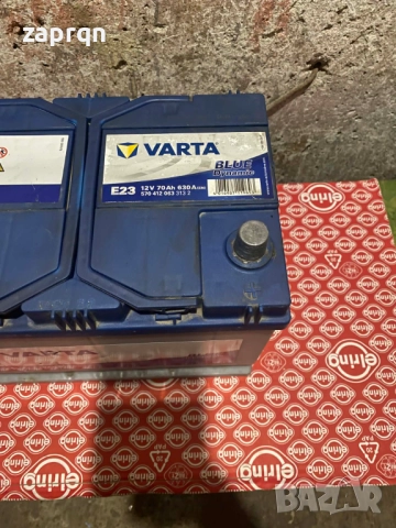 Акумулатор Varta/Варта 70 амп/ч Азиатка, снимка 5 - Аксесоари и консумативи - 52808285