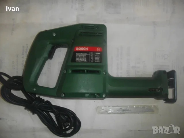 НОВ 550W BOSCH SCINTILA SA ШВЕЙЦАРСКИ ОРИГИНАЛЕН САБЛЕН РЕЦИПРОЧЕН ТРИОН ЕЛЕКТРИЧЕСКА НОЖОВКА БОШ , снимка 3 - Други инструменти - 48789864