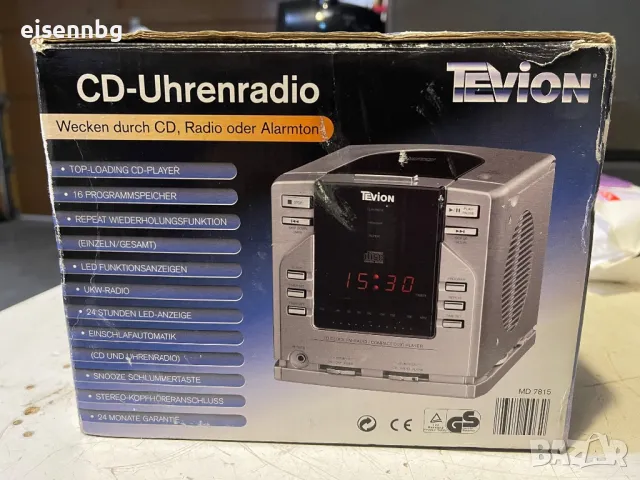 Tevion MD-7815 CD.Радио,Часовник и Будилник 