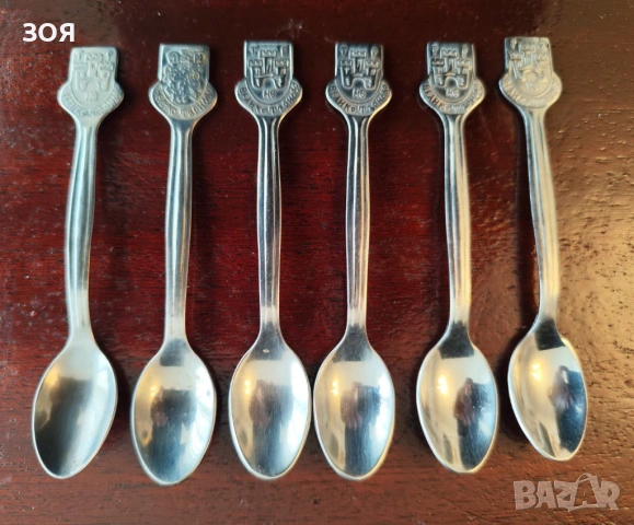 Сувенирни лъжички.Комплект 6 броя.