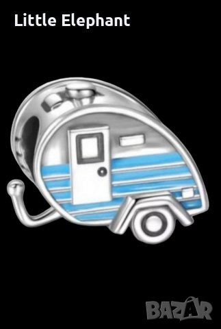 Сребърен елемент Пандора,каравана/нов