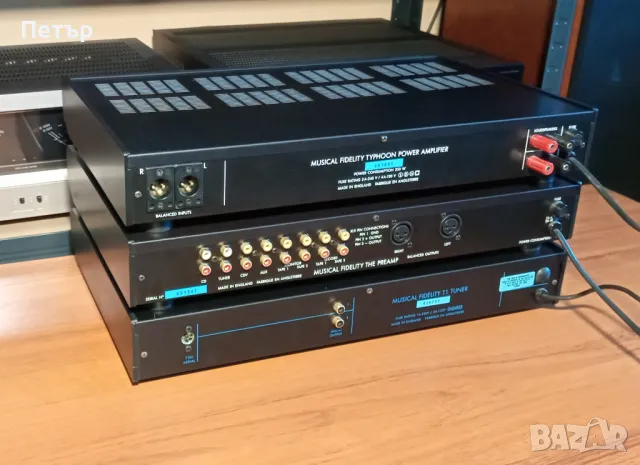 Musical Fidelity The preamp + Typhoon power amp + Tuner T1, снимка 3 - Ресийвъри, усилватели, смесителни пултове - 47809376