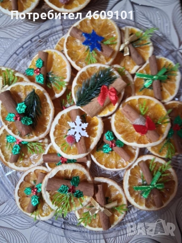 ароматни късметчета с портокал и канела, снимка 4 - Декорация за дома - 52230399