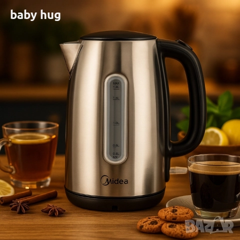 Електрическа кана Midea, снимка 2 - Кани - 51666110