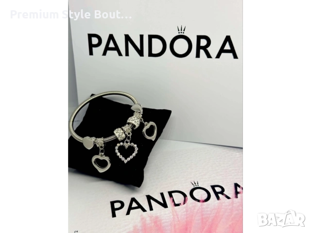 гривна тип Пандора от медицинска стомана 