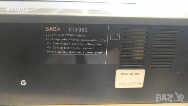 Дек SABA CD 362, снимка 9 - Декове - 41467997