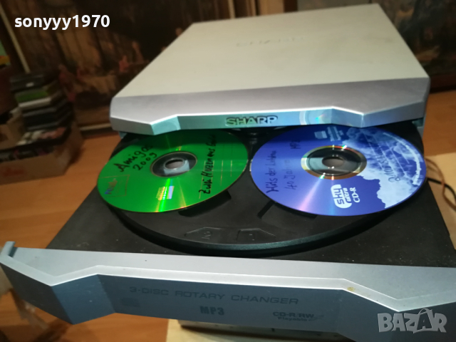 SHARP CD-MPX100H TUNER AMPLIFIER 2DECK 3CD-ВНОС SWISS 1103240806, снимка 7 - Аудиосистеми - 44706960