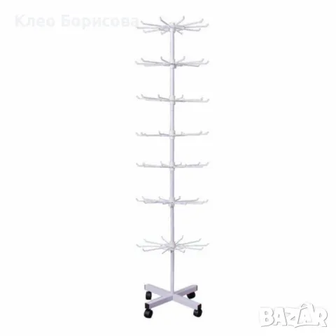 Метален въртящ се стелаж – практично и стилно решение за съхранение, снимка 5 - Други стоки за дома - 49154715