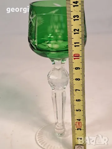 малка кристална чаша 24/4, снимка 3 - Чаши - 49537812