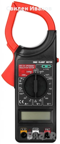 Цифров мултимер с амперклещи и дисплей, модел DT-266C, снимка 7 - Друга електроника - 51044496