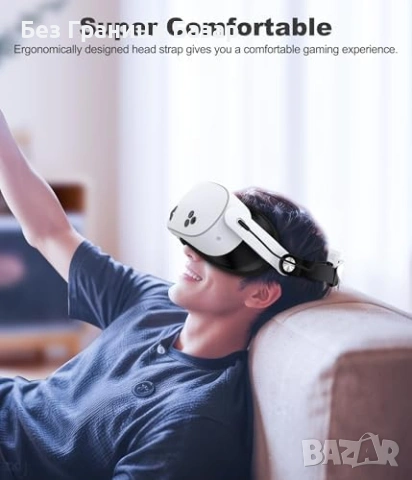 Нова Каишка за Meta Quest 3/3S/2 с 10000mAh батерия, двойни регулатори, снимка 9 - Друга електроника - 53531119