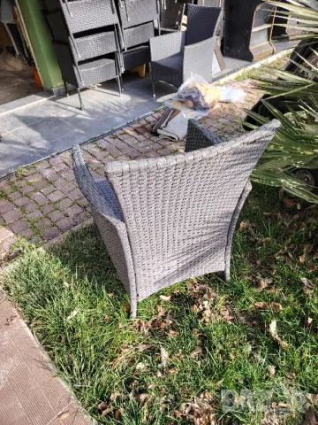 Ратанови столове, снимка 4 - Столове - 50169879