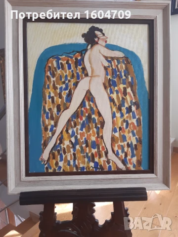 Картина Проф. Вихрони Попнеделев, снимка 6 - Картини - 50506355