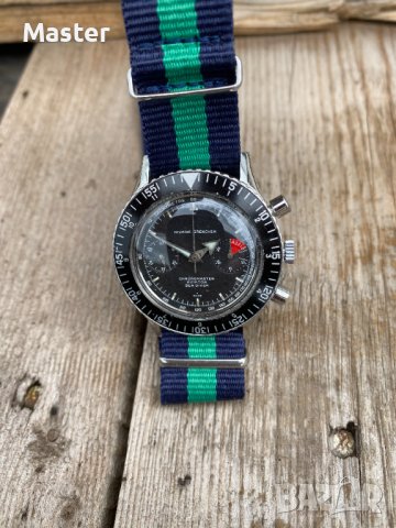 Nivada Grenchen Chronomaster Aviator Sea Diver Рядък Швейцарски часовник, снимка 1