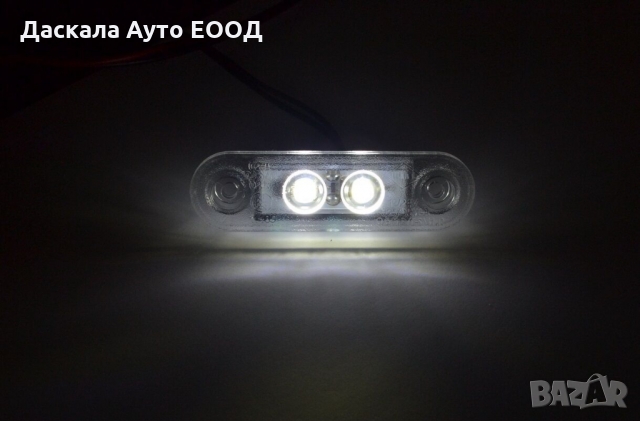 1 бр. LED ЛЕД габарити флаш с 2 SMD диода за ролбар бели , Полша, снимка 3 - Аксесоари и консумативи - 36076694