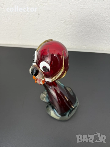 Стъклена фигура на куче / Мурано. №7504, снимка 7 - Антикварни и старинни предмети - 52083961