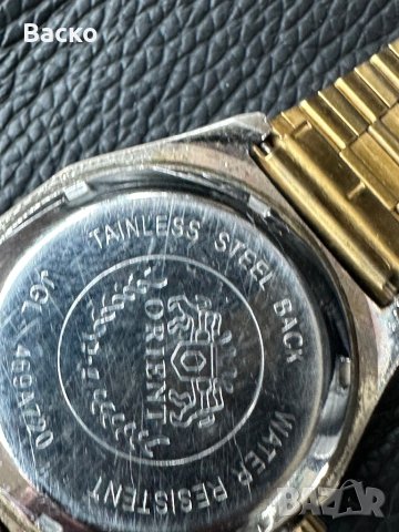 Orient златен часовник, снимка 10 - Мъжки - 41080289