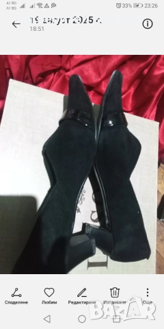 Маркови боти ботуши обувки естествени материи като велур и кожа , снимка 4 - Дамски боти - 53412140