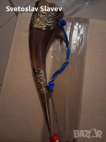 Естествен рог с обков., снимка 6 - Колекции - 53711453