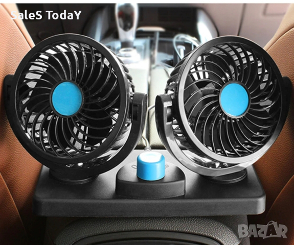 Вентилатор за камион, 5,5 инча, 137мм, 24V, двоен