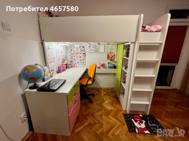 Детско легло Ikea SMÅSTAD, снимка 2 - Мебели за детската стая - 52500339