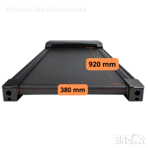 Компактна пътека за бягане с дистанционно – Тиха, тънка и идеална за дом и офис, снимка 5 - Фитнес уреди - 52932075