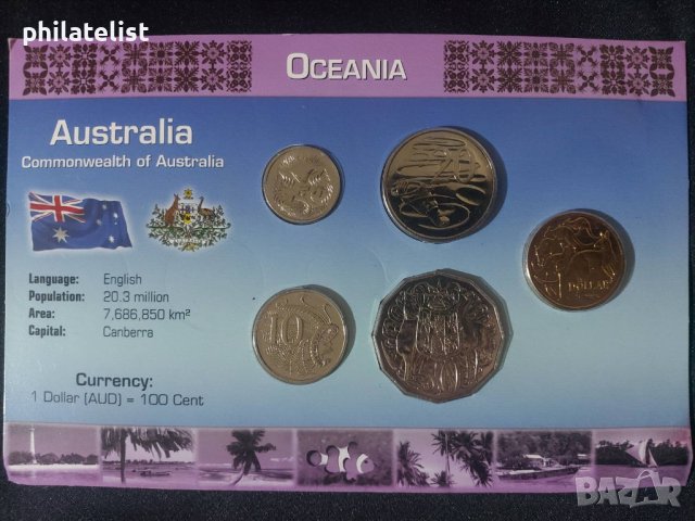 Комплектен сет - Австралия 2005-2007 , 5 монети