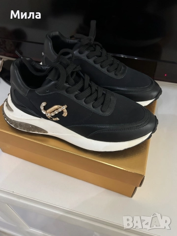  Jimmy Choo дамски спортни маратонки сникърси обувки естествена кожа, снимка 5 - Маратонки - 51713215