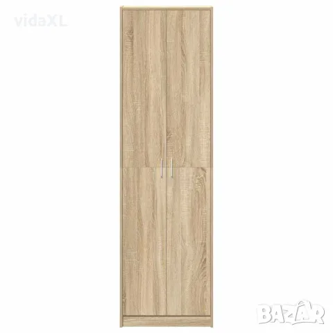 vidaXL Гардероб Сонома дъб 55 x 25 x 189 см Инженерна дървесина, снимка 6 - Гардероби - 56147045