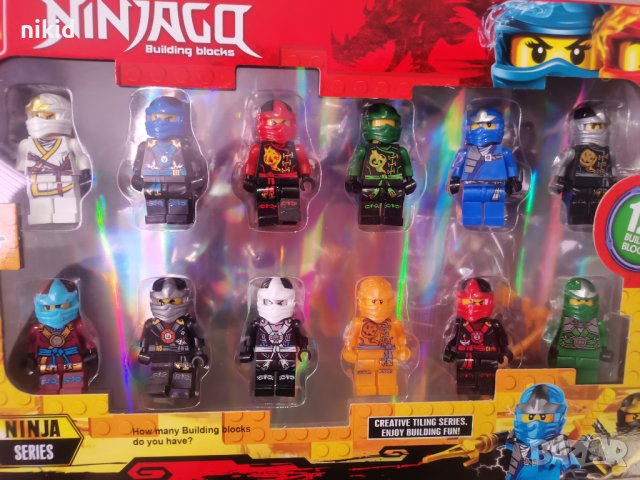12 фигурки за Лего конструктор Ninjago Нинджаго за игра и украса на ...