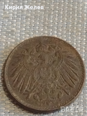 Четири монети DEUTCHES REICH PFENNIG Германия стари редки за КОЛЕКЦИОНЕРИ 31506, снимка 5 - Нумизматика и бонистика - 44635861